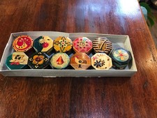 Box of 11 decorative hand made