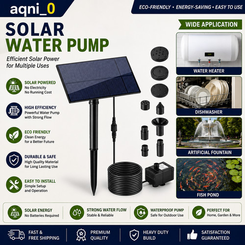 Solar power oxygenator pond - power,