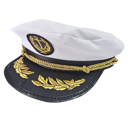 Navy captain hat - hat, fancy