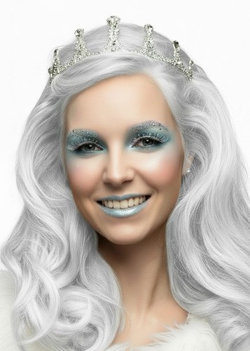 Snow queen crown deluxe - snow,