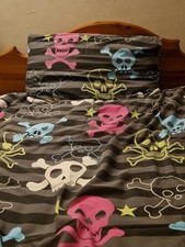 Catherine Lansfield Skulls Duvet Single Size