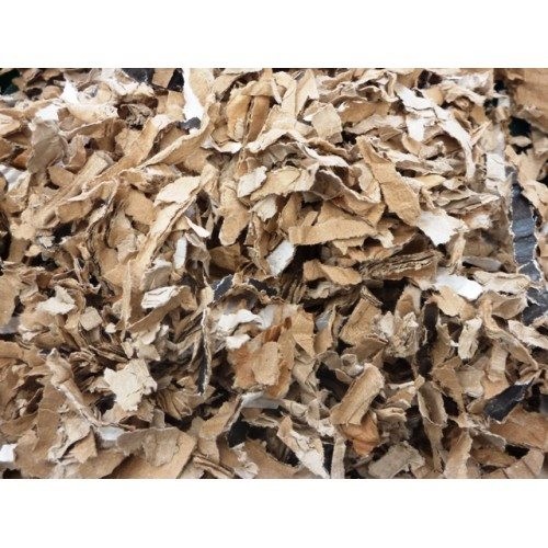 Shredded cardboard recycled - cardboard,