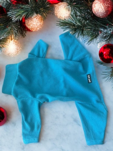 New dog fleece bodysuit - dog,