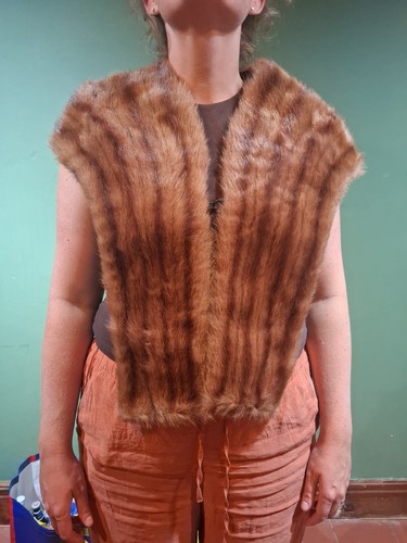 Blandford fur shawl - shawl, lined