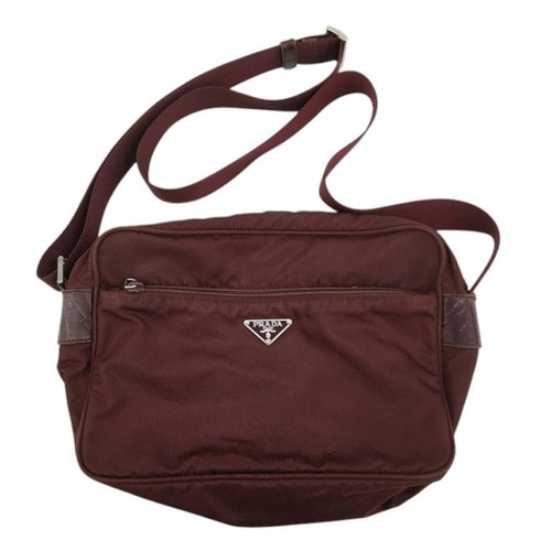 Prada bordeaux red shoulder - bordeaux,
