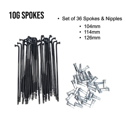 Bike spokes 10g - e-bike,