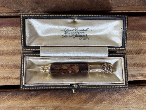 Boxed dunhill maki - maki-e, gold
