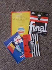 4x European Cup Programmes