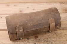 W F Holdsworth Brown Leather Bicycle Saddle Bag Tool Pouch Vintage Retro Bike