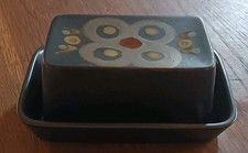 Denby Arabesque Covered Rectangle Butter / Cheese Dish