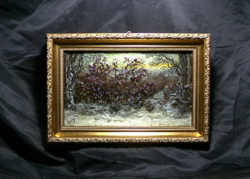 Original oil painting framed - painting,