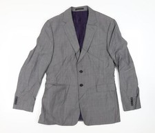 Duchamp Mens Grey Wool Jacket Suit Jacket Size 42 Regular