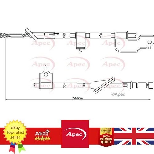 Hand brake cable for honda - hand,