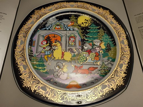 1984 christmas plate rosenthal - 1984,