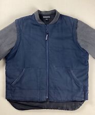 Dakota Duck Canvas Chore Coat Detachable Sleeves Size L