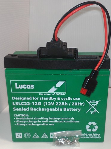 12v 22ah lucas holes - 22ah,