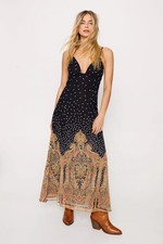 Nastygal Black Maxi Dress