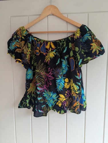 Primark black tropical - black, floral
