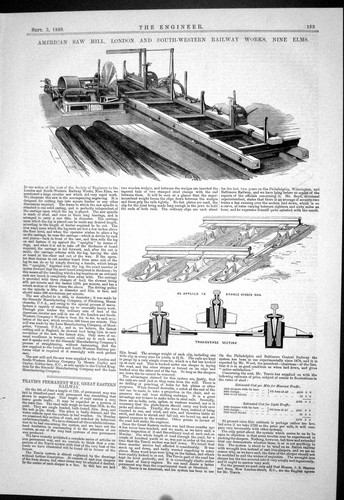 Old print 1880 american - print, saw
