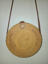 Circular Basket Bag Woven