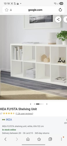 Ikea kallax 77x147 white - kallax,