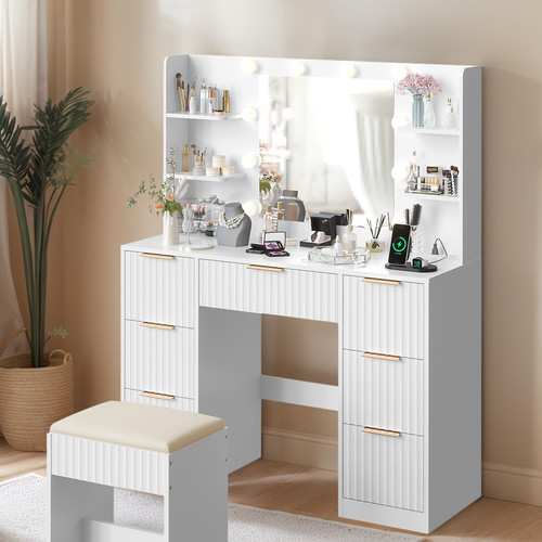 Vanity table with - vanity,