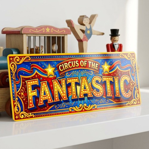 Circus the fantastic retro - of,