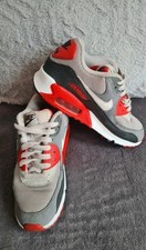 Nike Air Max 90s Grey and Red UK 4