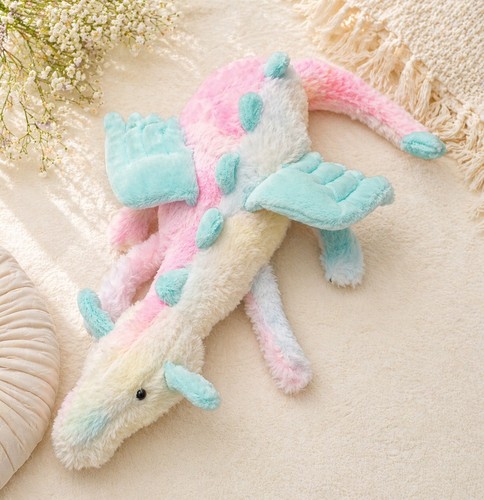Pastel dragon plush - dragon, toy