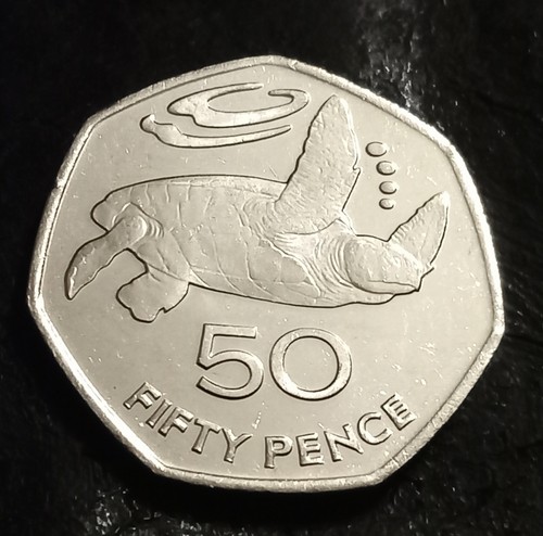 2006 helena 50p green - 50p-,