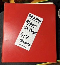Large Stamp Album With (54)