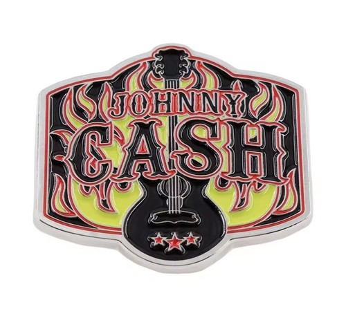 Johnny cash belt buckle - johnny,