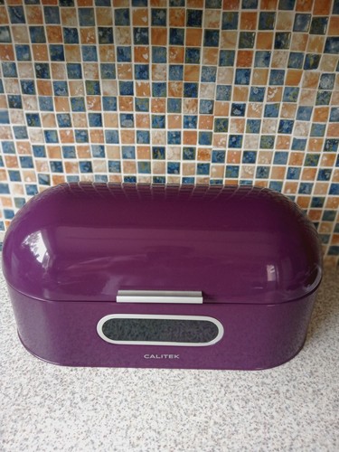 Calitek retro bread bin - calitek, round