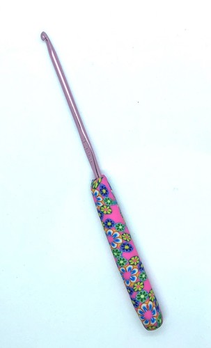 Handmade polymer clay crochet - clay,