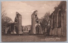 Postcard Glastonbury Abbey Somerset Religious Buildings Unposted