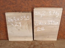 Qty 2 English Walnut Planed