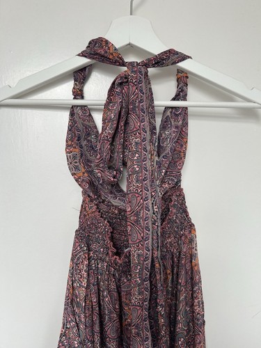 Pink dress long silk summer - dress,