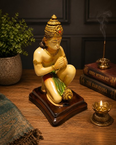 Hanuman praying statue - hanuman,