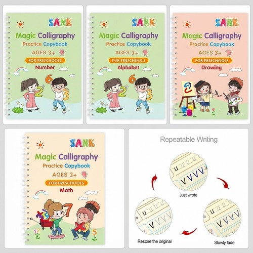 Magic practice copybook - magic,