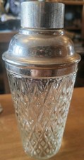 Vinyage Pressed Glass Bottle