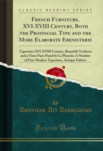 French furniture xvi xviii - french, furniture,