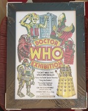 Doctor Who blackpool Exhibition A3 poster (Reproduction) in brand new frame 