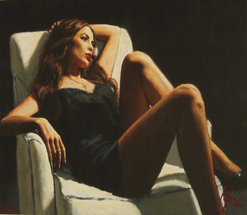 Fabian perez framed limited - fabian,