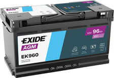 EK960 EXIDE AGM Car Battery
