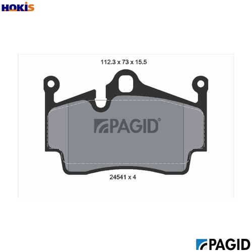 Brake pad set disc - set,