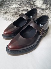 Elphie Virginia Leather Mary Jane Shoes Cherry Red Arcadia Docs size 4 Brand new