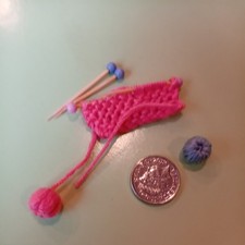 Dolls House Miniature Pink
