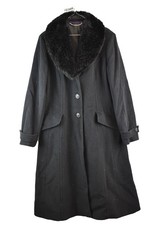 LAURA ASHLEY Black Overcoat