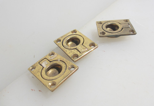 Vintage brass cabinet lever - vintage,