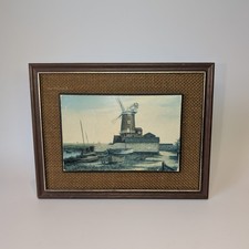 Cley Windmill Norfolk – Vintage Print from Kevin Platt Collection – Coastal Mill